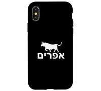 Carcasa para iPhone X/XS Efraín Doce 12 Tribus Biblia Toro Israel