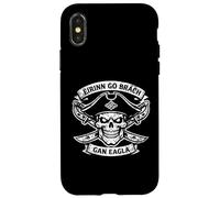 Carcasa para iPhone X/XS Éirinn Go Brách cráneo Pirata irlandés GAN Eagla