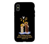 Carcasa para iPhone X/XS EIS o Cordeiro de Deus Joao 1:29. Versión Portuguesa