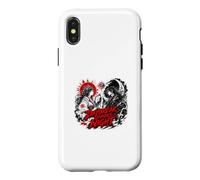 Carcasa para iPhone X/XS El Amanecer etéreo Samurai Divide el Anime Nocturno
