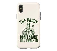 Carcasa para iPhone X/XS El arrozal no Empieza hasta Que Entre en el Divertido Día de San Patricio
