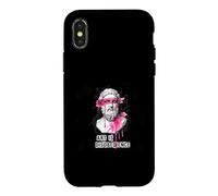 Carcasa para iPhone X/XS El Arte es la desobediencia Estatua clásica rebelde