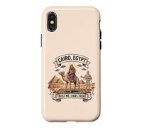 Carcasa para iPhone X/XS El Cairo Egipto Bigfoot UFO Conspiración Humor