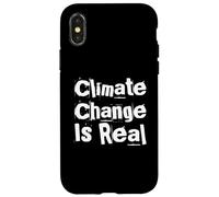 Carcasa para iPhone X/XS El Cambio climático es una verdadera Conciencia - Declaración de Eco Warrior