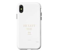 Carcasa para iPhone X/XS Él dejó el 99 | Diseño de versículo bíblico de Oveja perdida