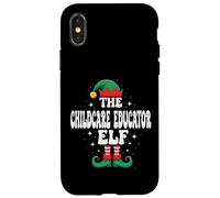 Carcasa para iPhone X/XS El educador de Cuidado Infantil Elfo Navidad Divertida