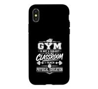 Carcasa para iPhone X/XS El Gimnasio no es una asignatura Educación física del Profesor Educación física