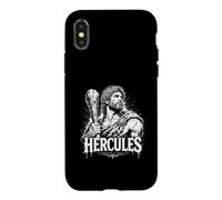 Carcasa para iPhone X/XS El héroe Griego Antiguo Hércules La Fuerza es Poder heredado