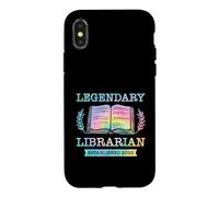 Carcasa para iPhone X/XS El Legendario Bibliotecario estableció el cumpleaños del Libro de la Biblioteca 2025