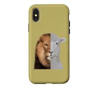 Carcasa para iPhone X/XS El león y el Cordero