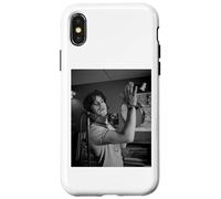 Carcasa para iPhone X/XS El líder de Charlatans Tim Burgess por Andy Willsher