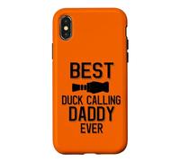 Carcasa para iPhone X/XS El Mejor papá Llamando a un Pato
