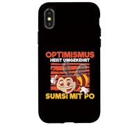 Carcasa para iPhone X/XS El optimismo se Llama Sumsi con el Trasero.