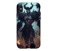 Carcasa para iPhone X/XS El poderoso Rey Demonio y su reinado de Oscuridad.