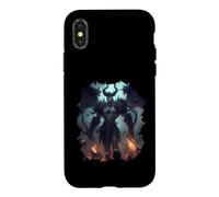 Carcasa para iPhone X/XS El poderoso Rey Demonio y su reinado de Oscuridad.