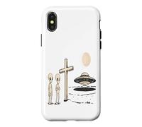 Carcasa para iPhone X/XS El Primer Contacto se volvió extraño OVNI