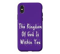 Carcasa para iPhone X/XS El Reino de Dios está Dentro de ti | Lucas 17:21 Navidad