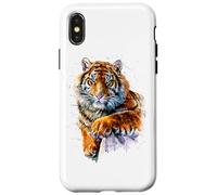 Carcasa para iPhone X/XS El Tigre de Bengala, Pintura