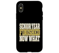 Carcasa para iPhone X/XS El último año terminó Ahora Lo Que se graduó de Secundaria Senior