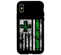 Carcasa para iPhone X/XS Emergency Department Intensive Care Unit Night Shift Nurse