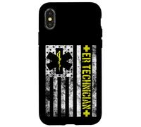 Carcasa para iPhone X/XS Emergency Room Technician Nurse Nursing Technicians ER Tech