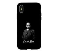Carcasa para iPhone X/XS Émile Zola Realista Autor Francés Retrato