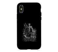 Carcasa para iPhone X/XS Emperador Romano Nerón Quemando Roma Imperio César