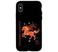 Carcasa para iPhone X/XS Emprendedor CEO Nuevo Propietario de Negocio Fire Horse 2026 Zodiac