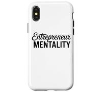 Carcasa para iPhone X/XS Emprendedor Mentalidad Hustle Mentalidad Enfoque