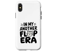 Carcasa para iPhone X/XS En mi Otra ilustración de Gato de la era del Flop