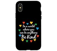 Carcasa para iPhone X/XS En un Mundo Donde Puedes ser Cualquier Cosa, sé Amable Autismo