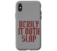 Carcasa para iPhone X/XS En Verdad, abofetea Divertido Castlecore