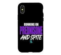Carcasa para iPhone X/XS Enfermedad de Crohn Guerrero de Crohn Apoyo al Guerrero EII