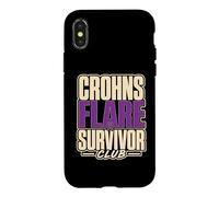 Carcasa para iPhone X/XS Enfermedad de Crohn Guerrero de Crohn Apoyo al Guerrero EII