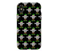 Carcasa para iPhone X/XS Enfermera Correccional Elfo Navidad Coincidencia Familia Grupo Navidad