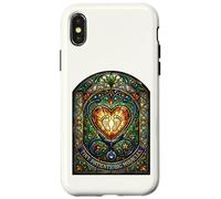 Carcasa para iPhone X/XS Enfermera pediátrica Pequeños Pacientes Grandes Milagros Vidrieras