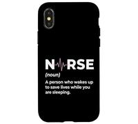 Carcasa para iPhone X/XS Enfermera Una Persona Que Salva Vidas Enfermera de atención médica clínica