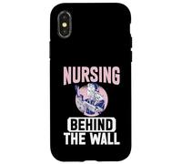 Carcasa para iPhone X/XS Enfermería detrás del Muro Enfermera correccional