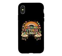Carcasa para iPhone X/XS Ensenando Futuros Bilingües Profesor de Lengua Dual