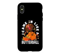 Carcasa para iPhone X/XS Entré como un Butterball Friendsgiving