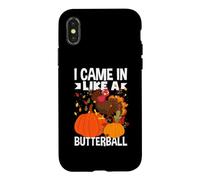 Carcasa para iPhone X/XS Entré como un Butterball Friendsgiving