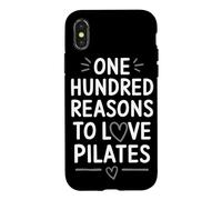 Carcasa para iPhone X/XS Entusiasta del Pilates Core Strength y Amante del Movimiento Consciente