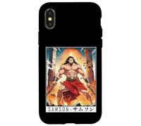 Carcasa para iPhone X/XS Epic Japanese Anime Christian Faith Bible Graphic - Samson