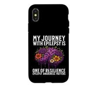 Carcasa para iPhone X/XS Epilepsy Awareness Products Gifts Fight Epilepsy Warrior
