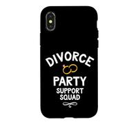 Carcasa para iPhone X/XS Equipo de Apoyo de Amigos del Partido de Divorcio