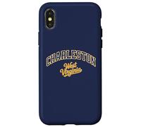 Carcasa para iPhone X/XS Equipo Deportivo de Charleston West Virginia WV Mountain State