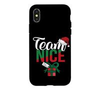 Carcasa para iPhone X/XS Equipo Niza Pareja Traje A Juego con Equipo Travieso