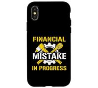 Carcasa para iPhone X/XS Error financiero en Curso Reparación Mecánica de Automóviles Garaje