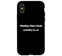 Carcasa para iPhone X/XS Errores Divertidos Probablemente cometidos por mí Humor Consciente de sí Mismo