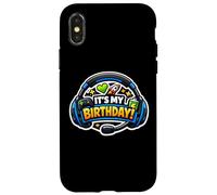 Carcasa para iPhone X/XS Es mi Fiesta de cumpleaños Gamer Kids Gaming Video Game Lover